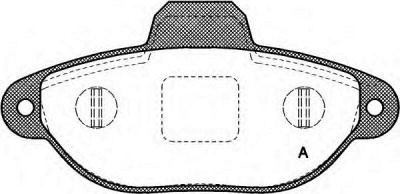OPEN PARTS bpa041420 -  Комплект тормозных колодок, дисковый тормоз